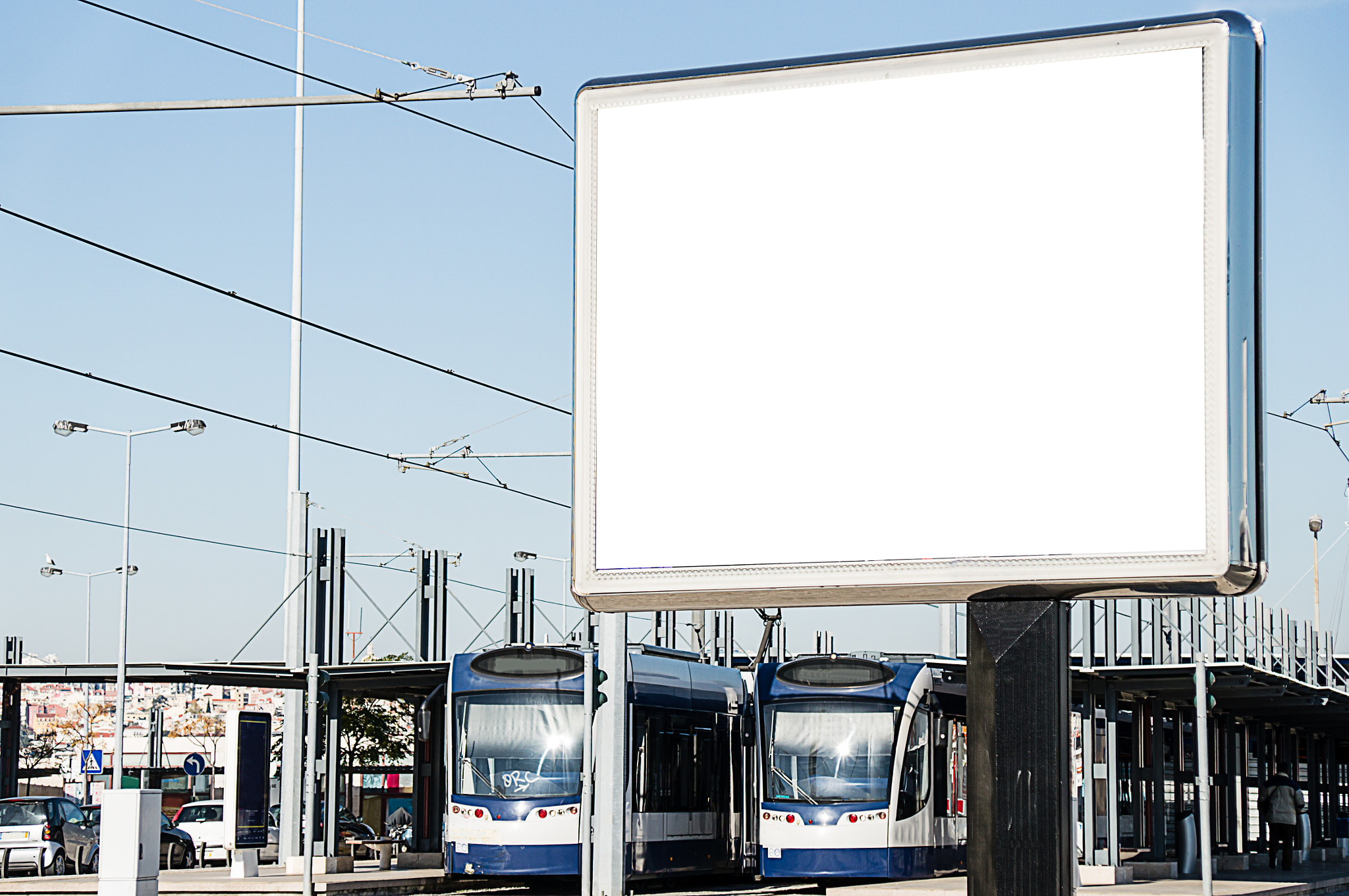 white billboard