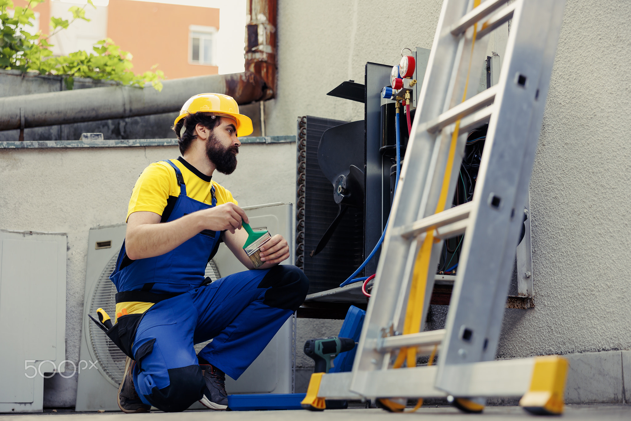 Air conditioner annual cleaning