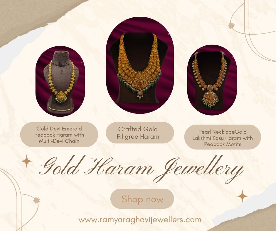 Gold Harams Store Ashok Nagar, Hyderabad - Ramya Raghavi Jewellers