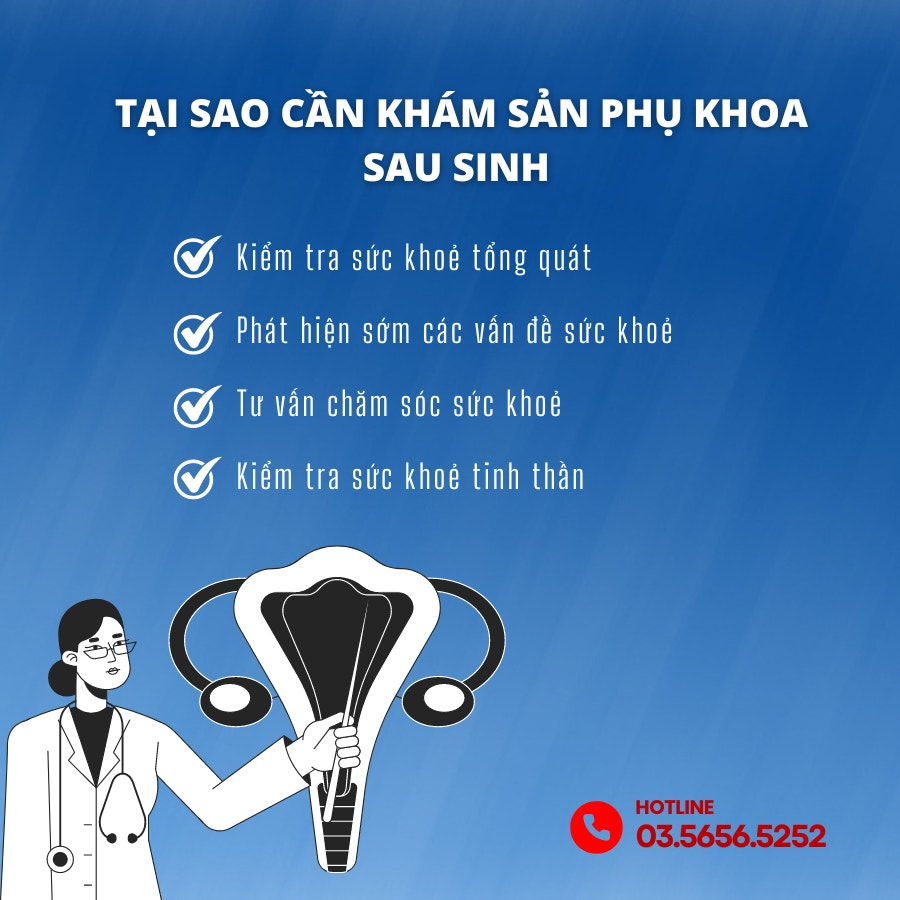 Tại sao cần khám sản phụ khoa sau sinh 