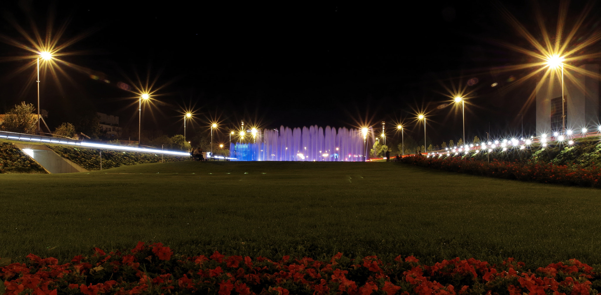 Pentax K-50 sample photo. Fountains photography