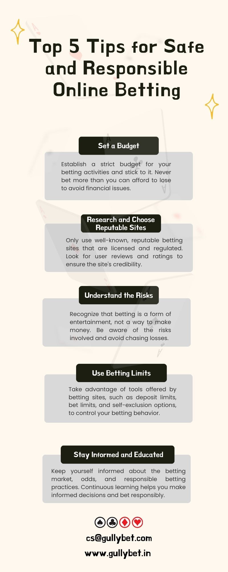 Top 5 Tips for Safe and Responsible Online Betting