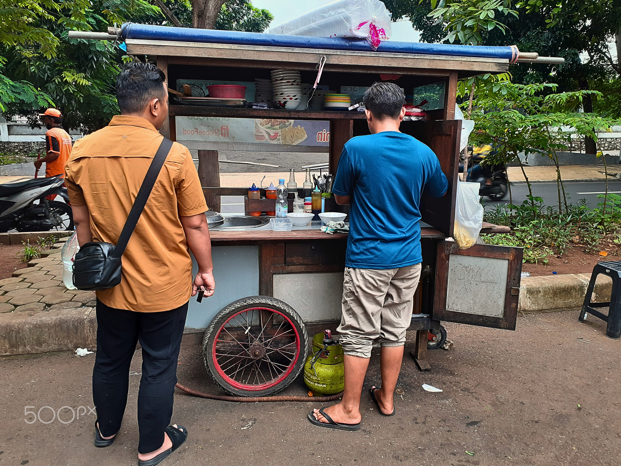 street food hawker