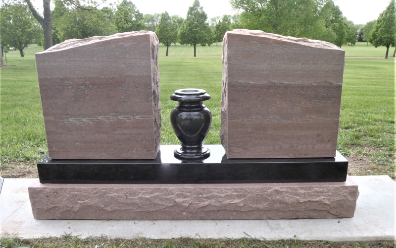 Double Headstones for Couple
