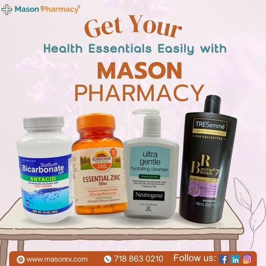 Get Your Health Essentials Easily with Mason Pharmacy!