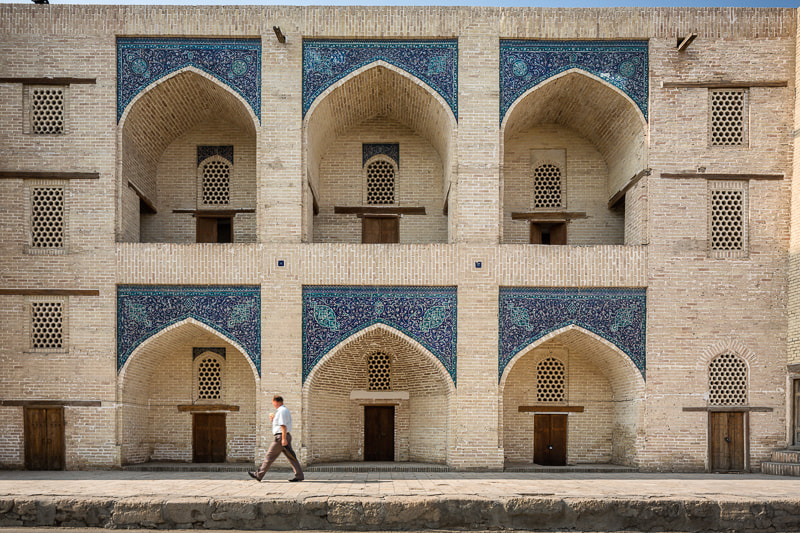 Building on Mekhtar Anbar Street in Bukhara by Damon Lynch on 500px.com