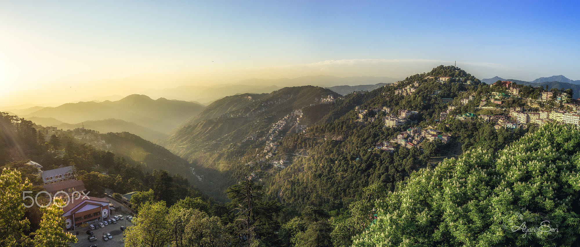 Sunset @ Shimla Ridge by Ayan Sen - Photo 109812083 / 500px