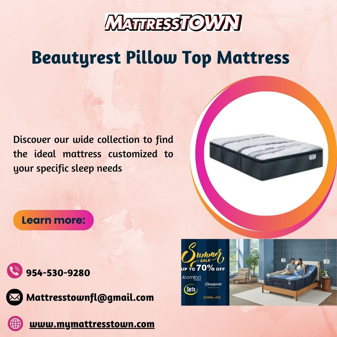 Comfort with the Beautyrest Pillow Top Mattress from My Mattress Town - 1