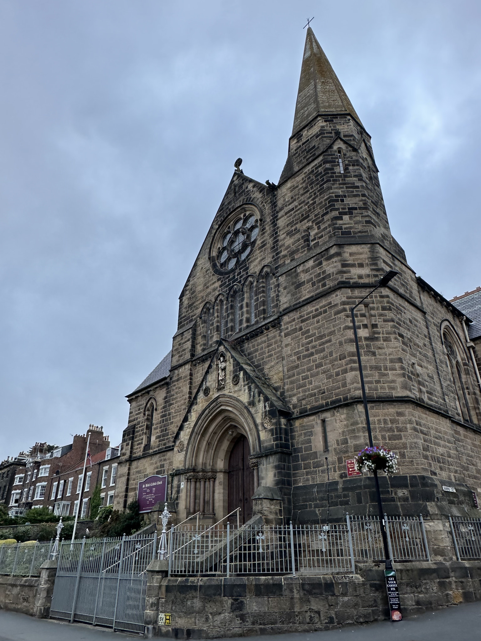 St. Hilda church in Whitby, Scarborough, England, United Kingdom, August 2023