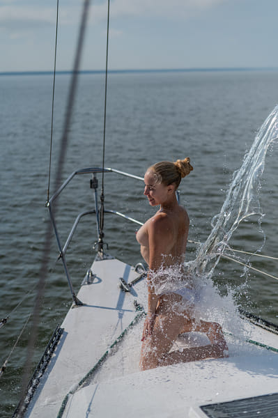 Splashing on a yacht on a naked girl by Mikhail Reshetnikov on 500px.com