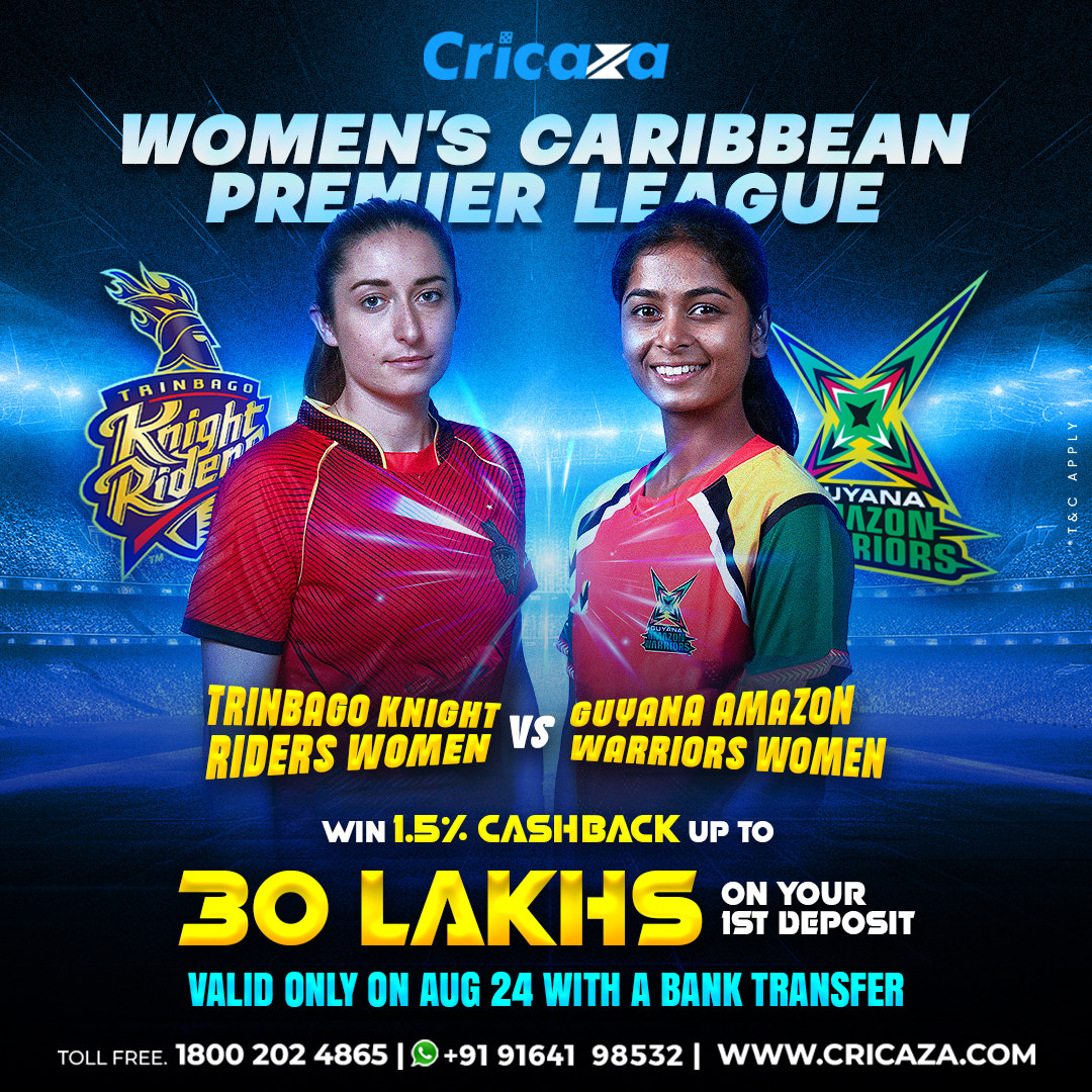 Women's Caribbean Premier League: Cashback 30 Lakhs