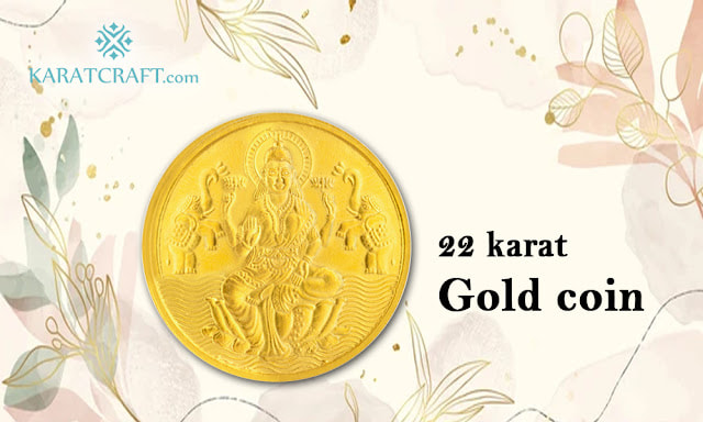 Buy 22 Karat Laxmi Gold Coins Online - Karatcraft