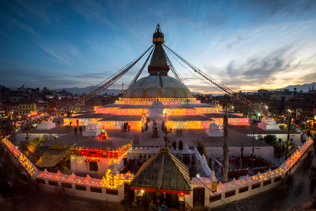 Boudhanath Sunset by Carlo Murenu on 500px.com