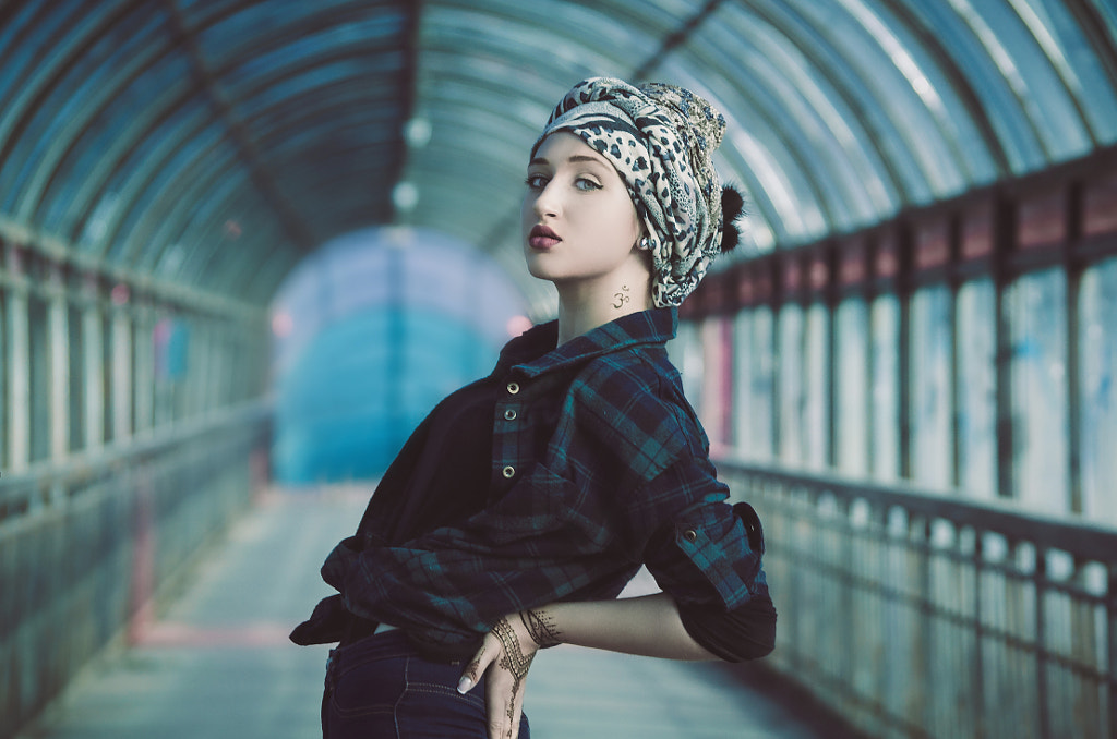 girl in tunnel by Inna Mosina on 500px.com