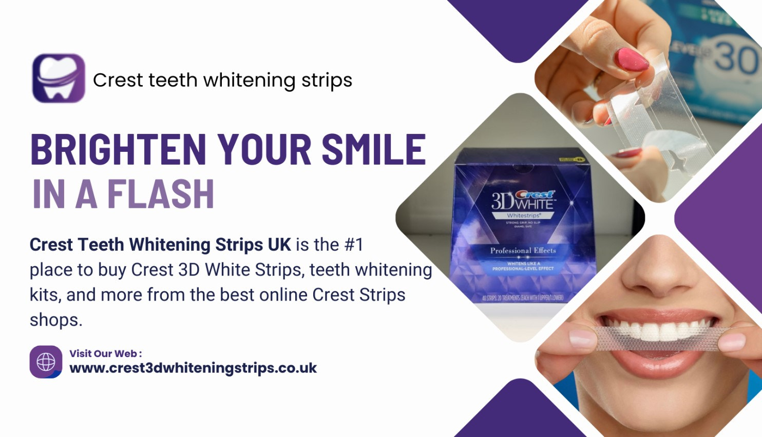 Crest 3d whitening strips UK