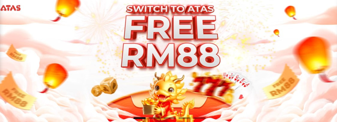 Free RM88 from Atas - Your Gateway to Bigger Wins!