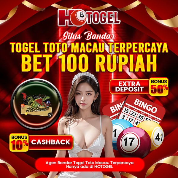 HOTOGEL - Situs Bandar Togel Toto Macau Terpercaya Bet 100 Rupiah