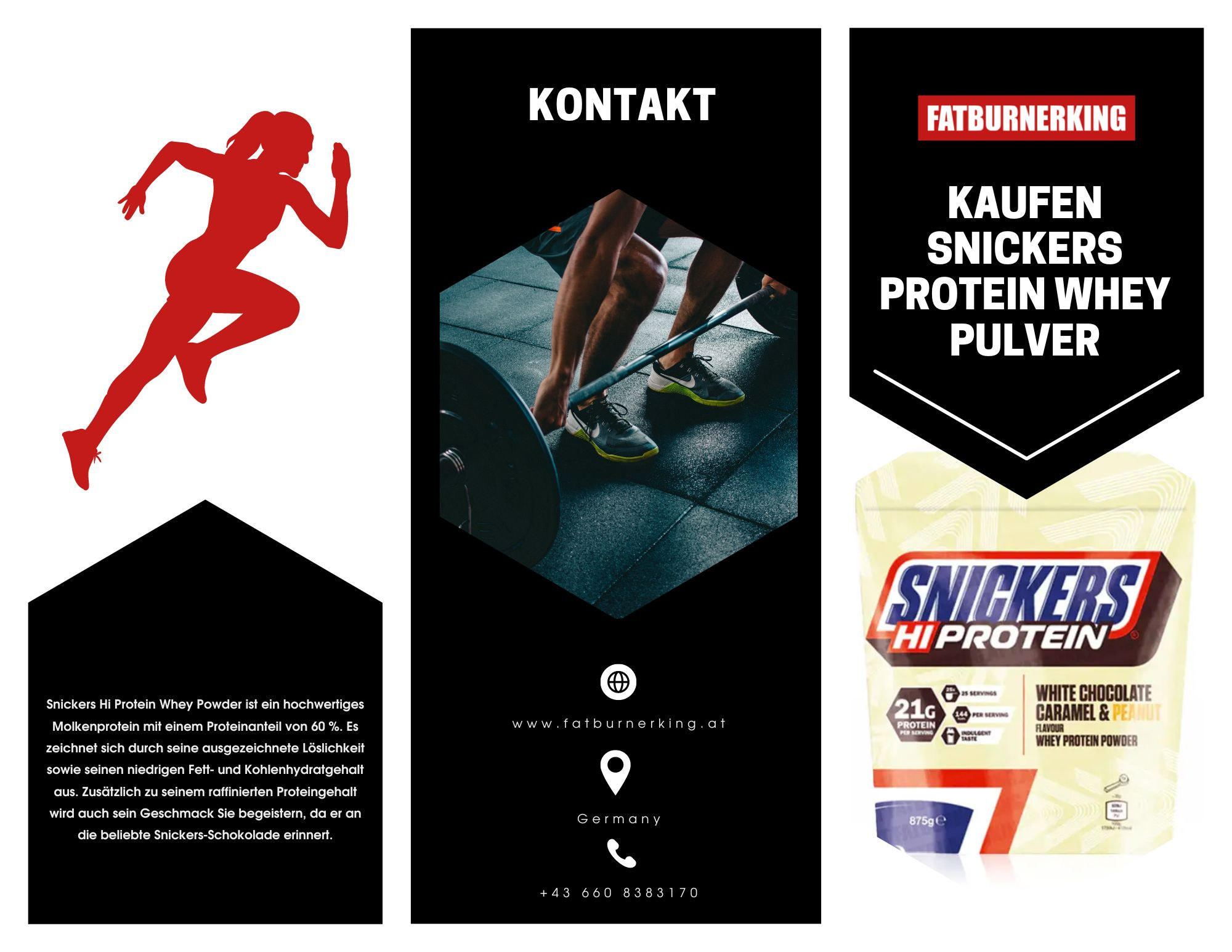 Kaufen Snickers Protein Whey Pulver