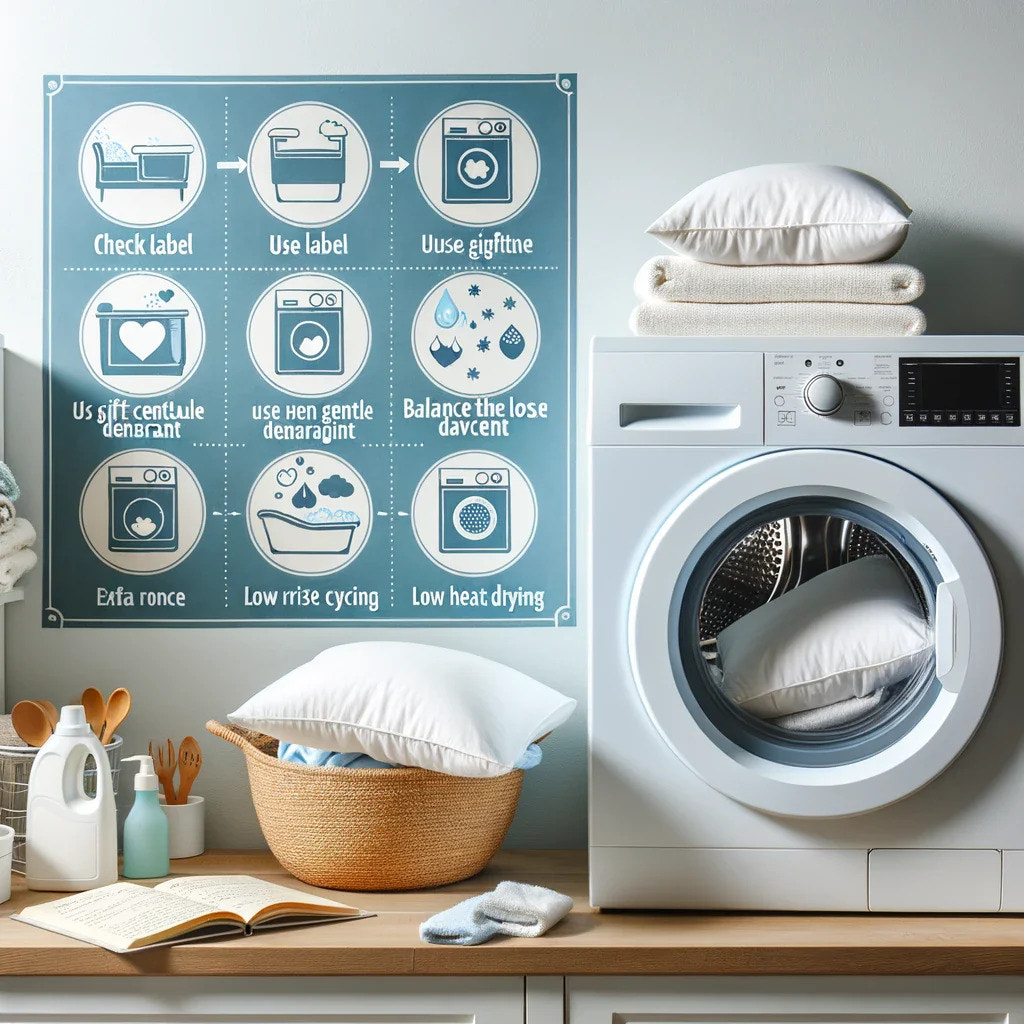 How to Properly Wash and Take Care of Your Pillows: A Step-by-Step Guide by Mattress To Door.