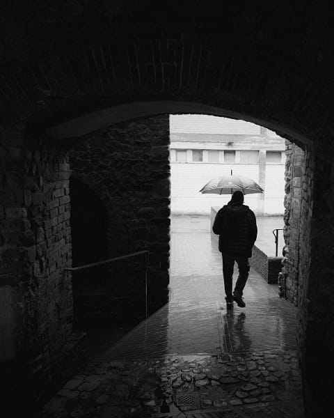 Man with umbrella by Giulio Donati on 500px.com