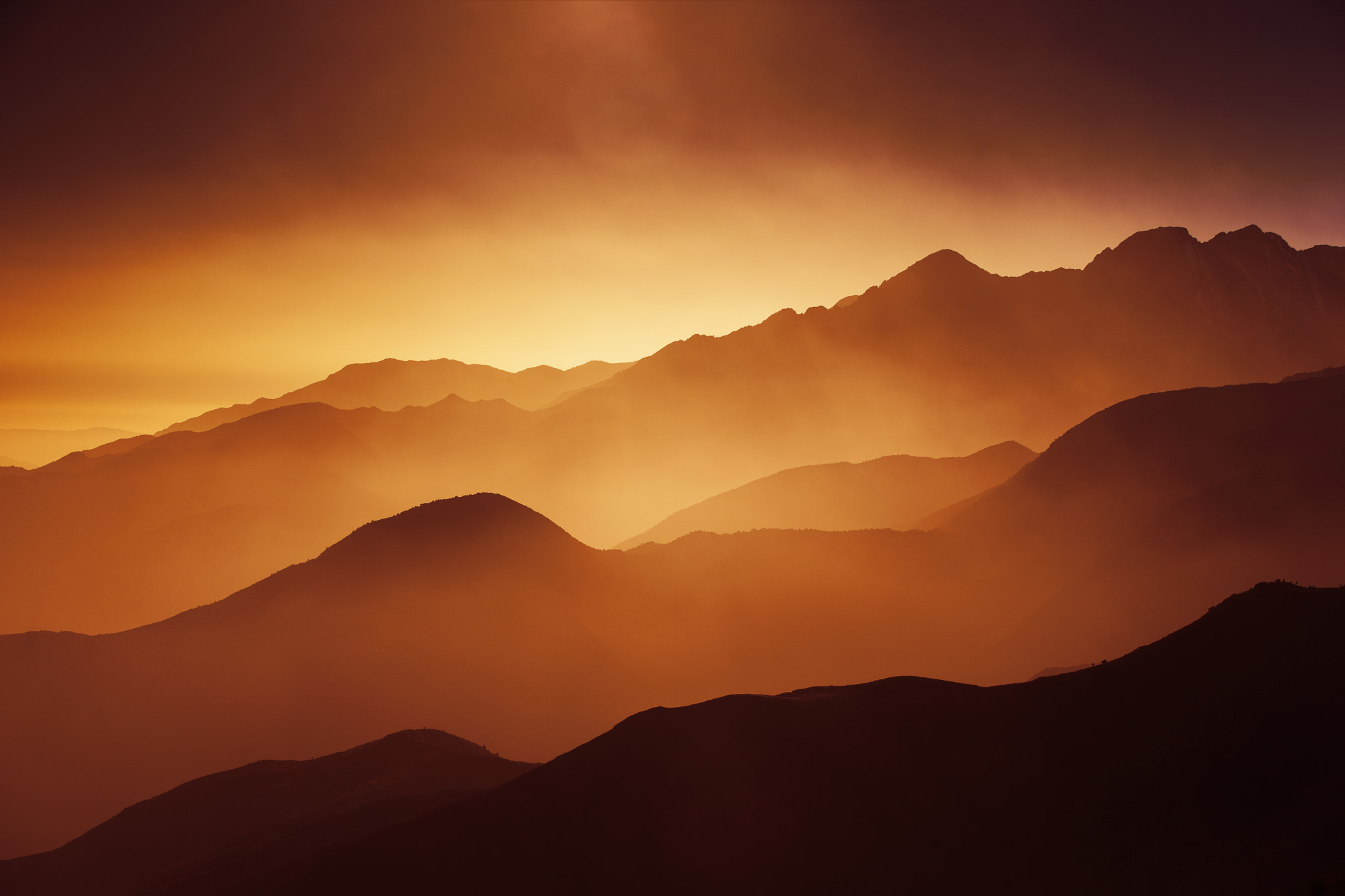 mountain view in morocco