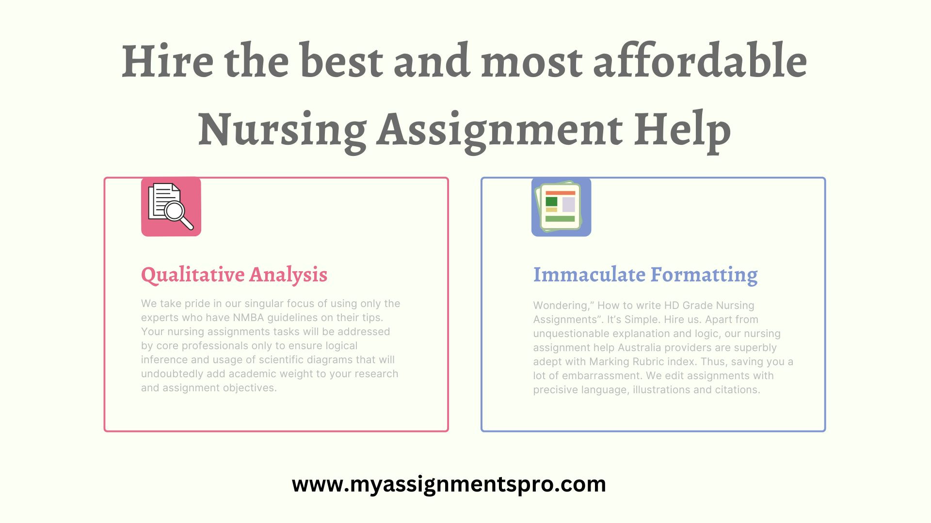 Nursing Assignment Help in Australia - My Assignments Pro