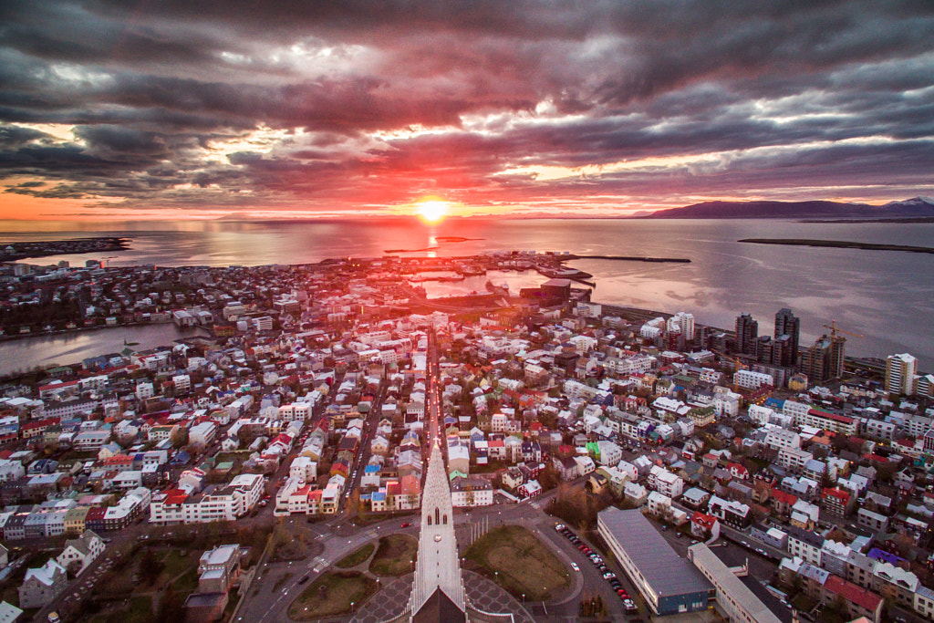 Reykjavik Midnight Sun by OZZO Photography on 500px.com