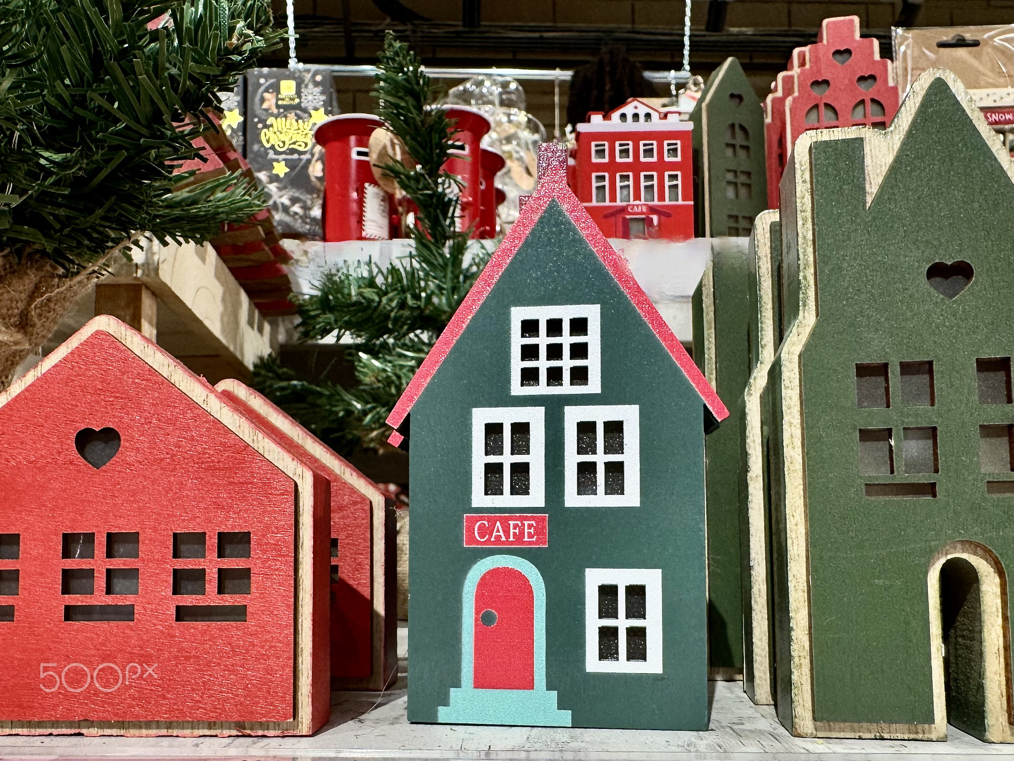 wooden christmas decor