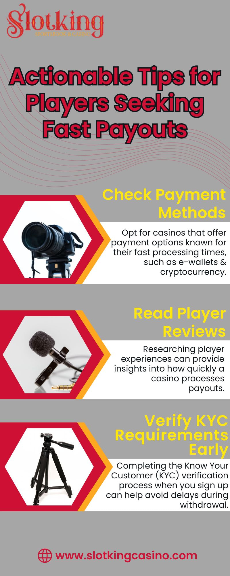 Fast Payout Casinos for Quick Withdrawal - Slotking Casino