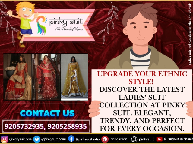 Top Ladies suits wholesalers in Chandni chowk Delhi, Pinky Suit ! Nai Sarak.