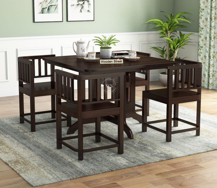 Compact Round 4 Seater Dining Set