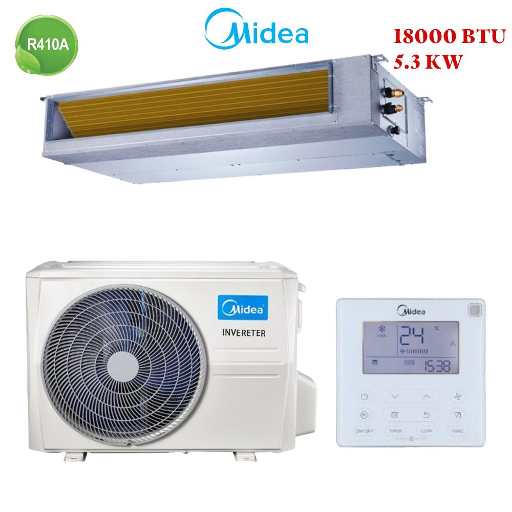 Climatiseur Gainable Midea 18000 Btu Inverter 5.3 Kw