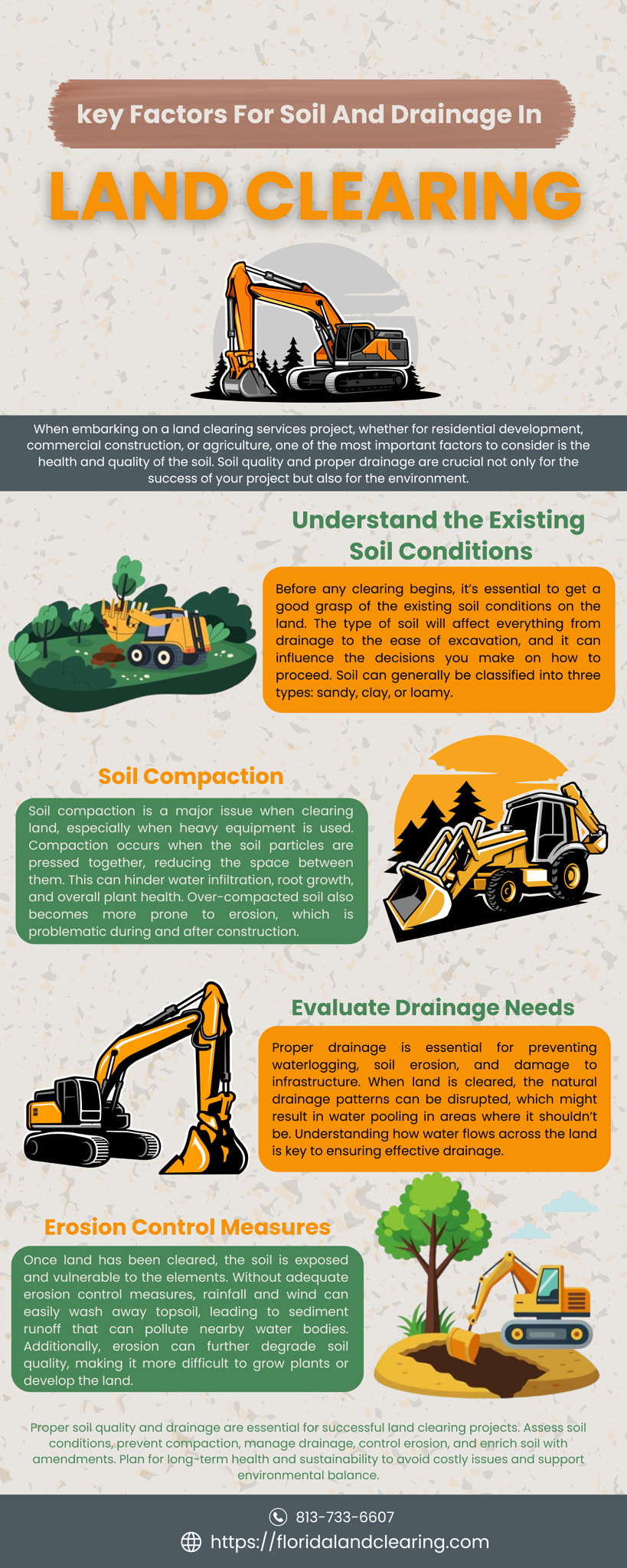 Top Considerations for Soil Quality and Drainage in Land Clearing Services
