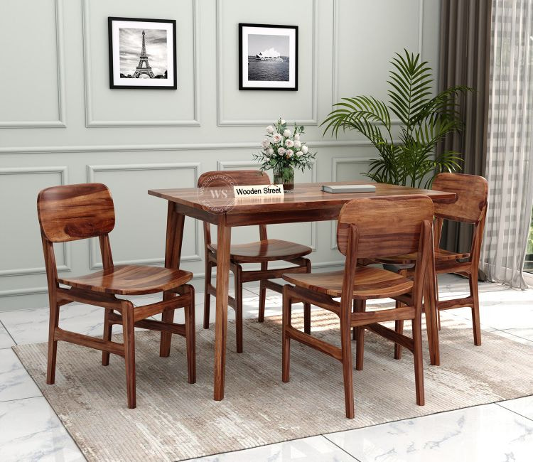 Modern Comfort: Upholstered 4 Seater Dining Sets for Your Home