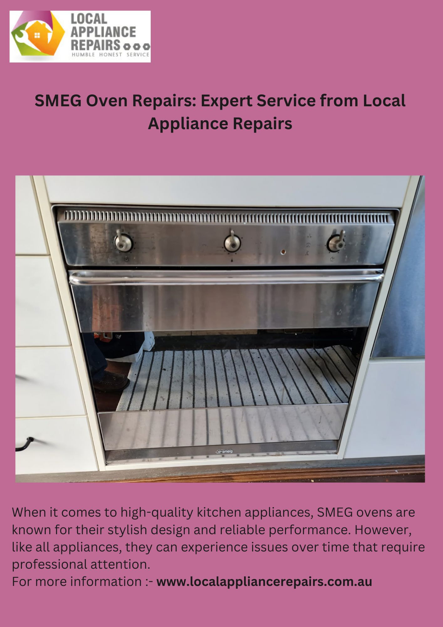 SMEG Oven Repairs: Expert Service from Local Appliance Repairs
