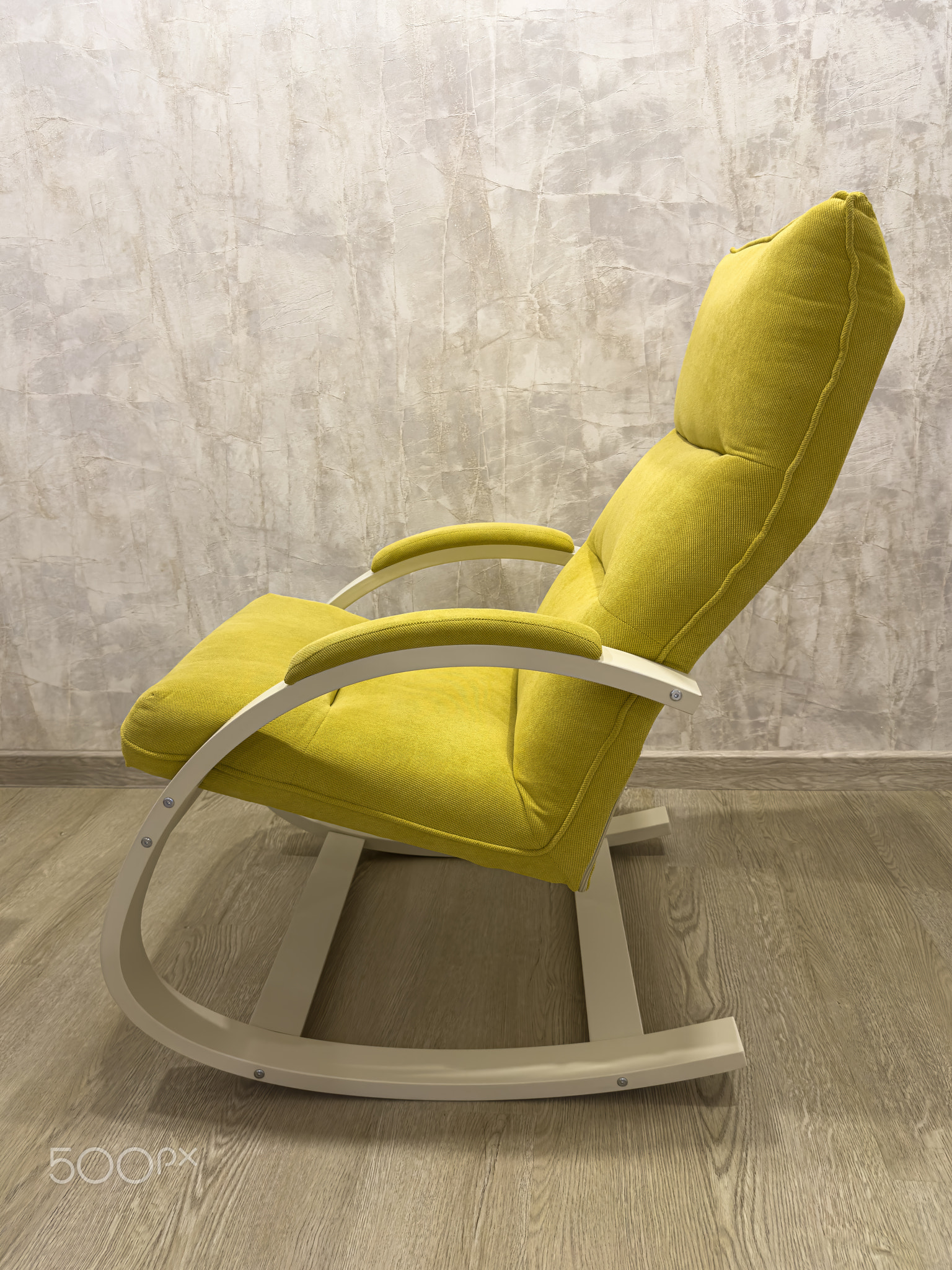 Modern Yellow Rocking Chair Designed for Comfort in Contemporary Spaces