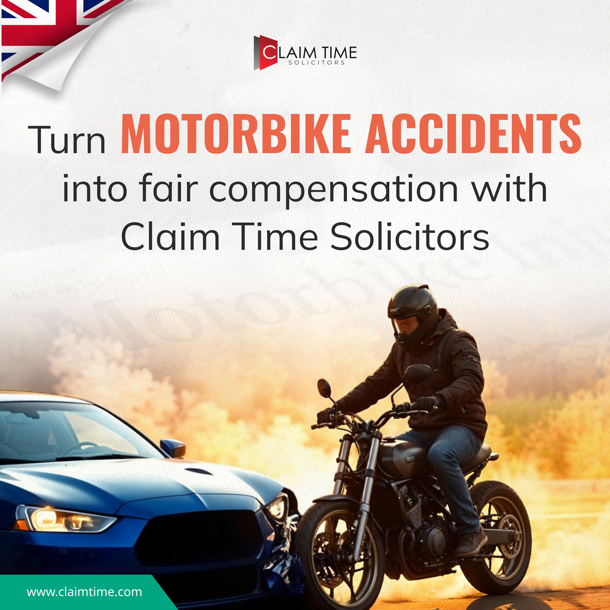 Turn Motorbike Accidents into compensation with them