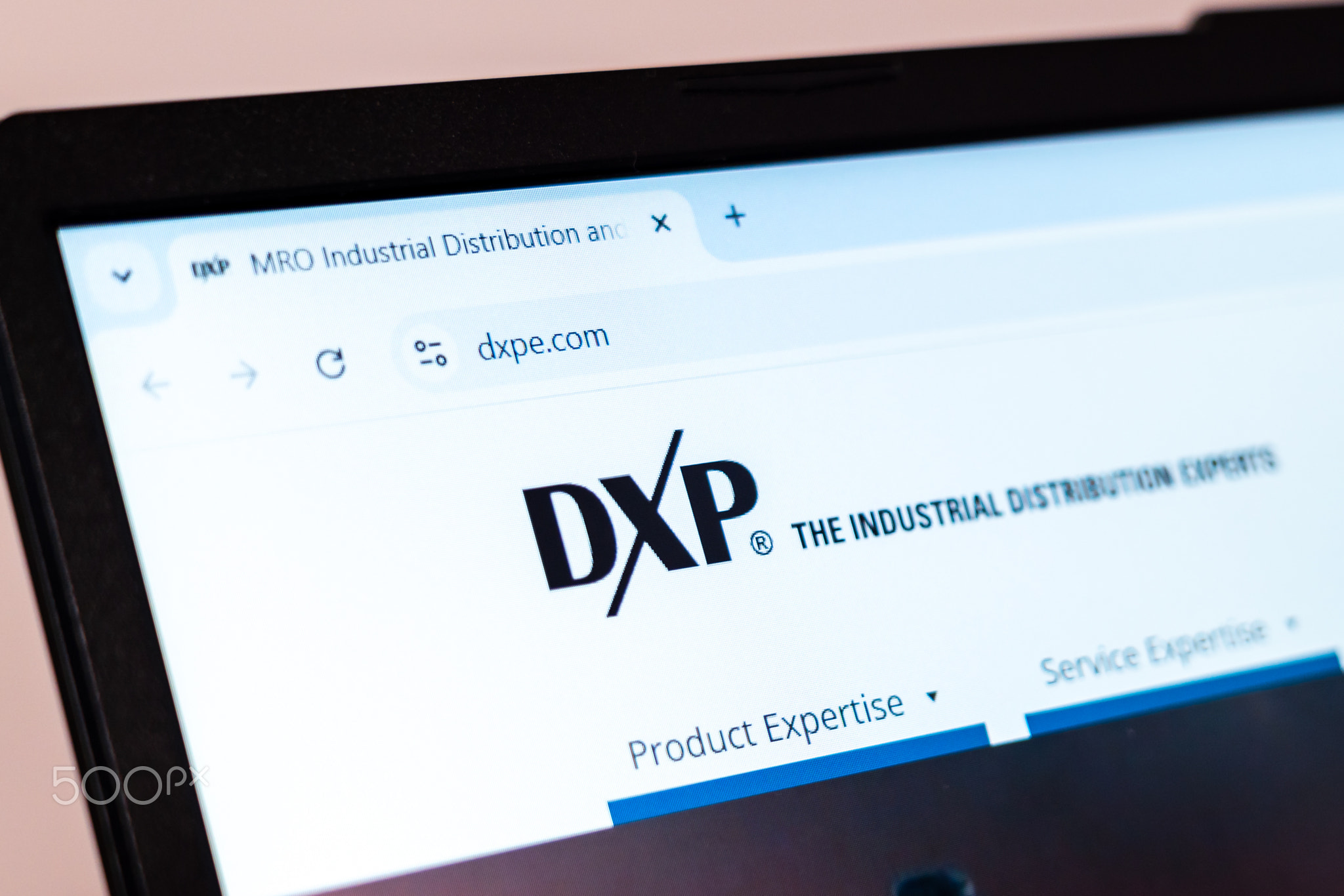 New York, USA - January 01, 2025: DXP Enterprises website displayed on