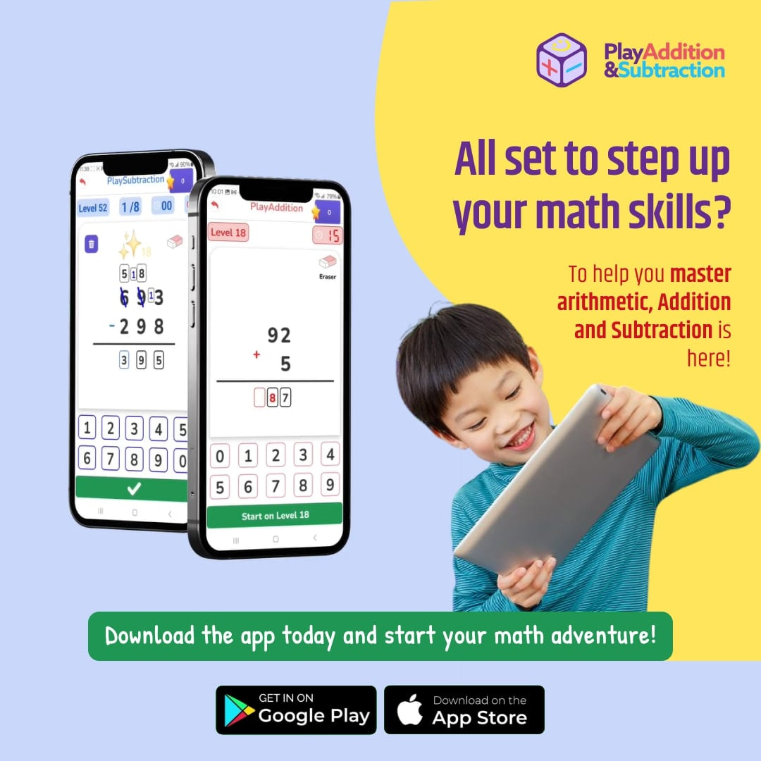 Play Addition and Subtraction - Math Game for Kids