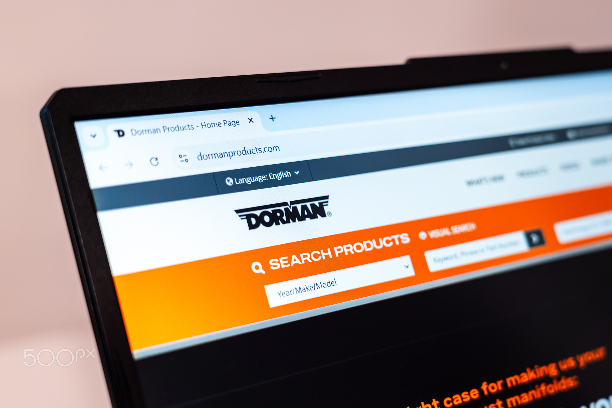 New York, USA - January 01, 2025: Dommer Industrial website displayed