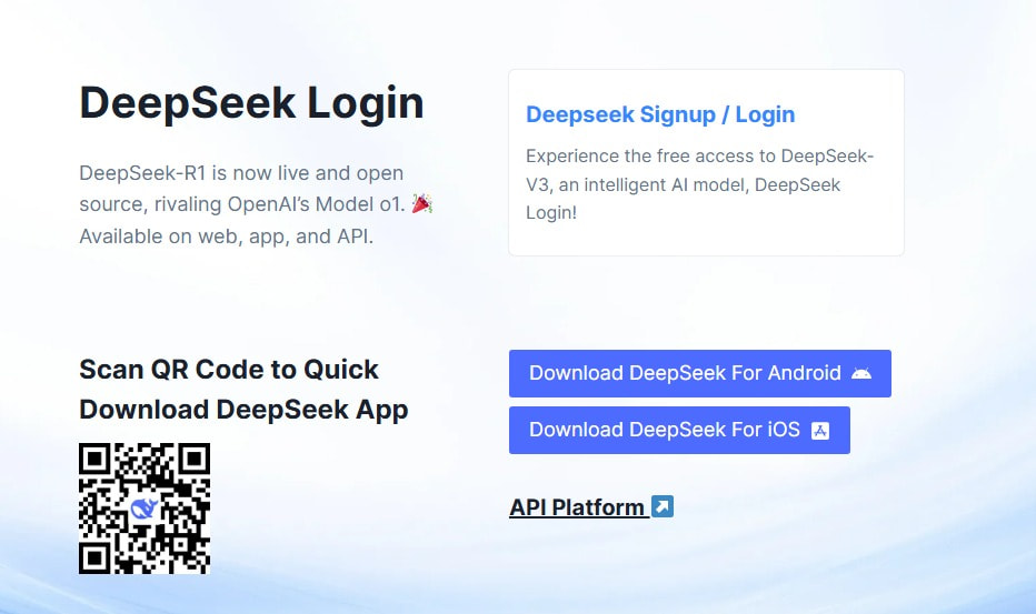 Deepseek Login