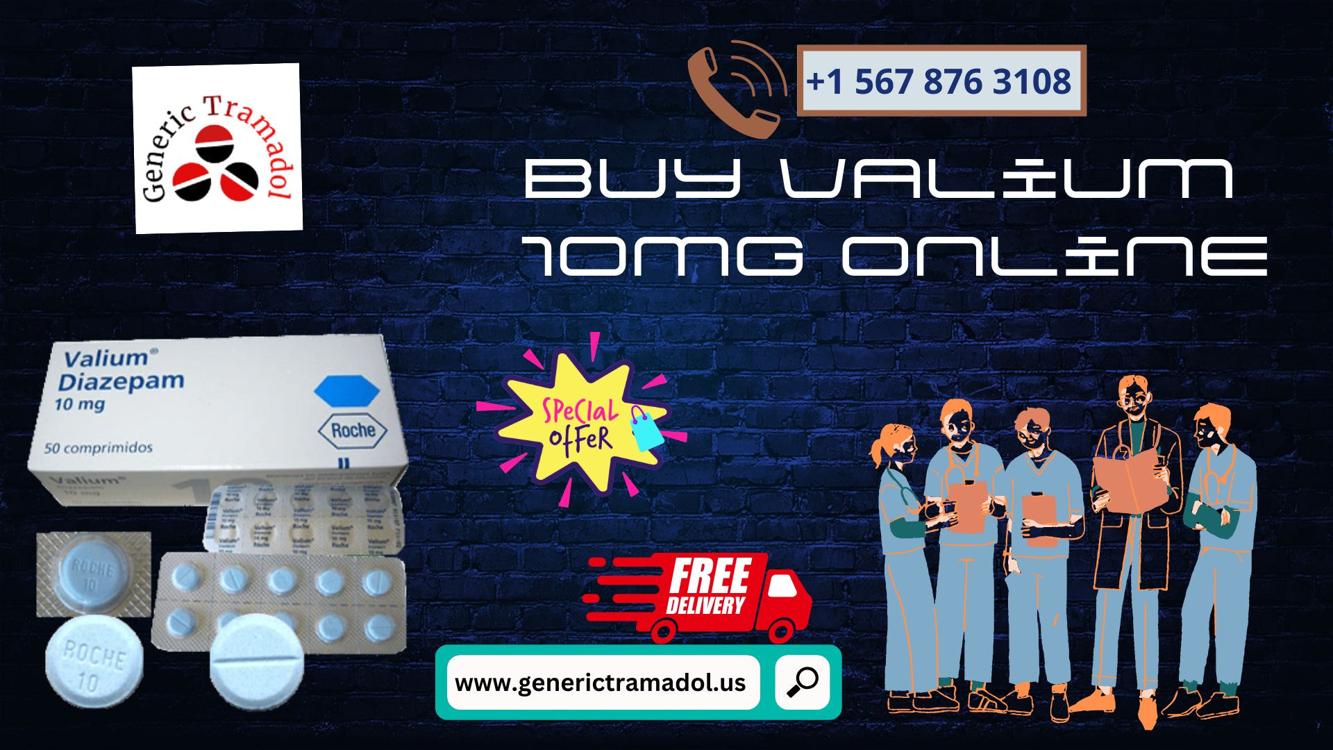 Best Place to Order Valium 10mgOnline at Lowest Price