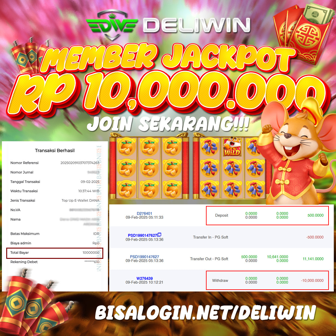 MEMBER JACKPOT - PG SOFT - FORTUNE MOUSE - DELIWIN