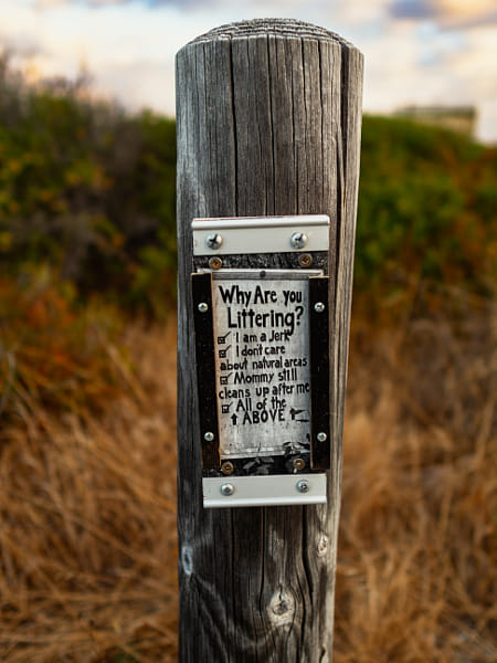Why Are You Littering? by Paul Amyes on 500px.com