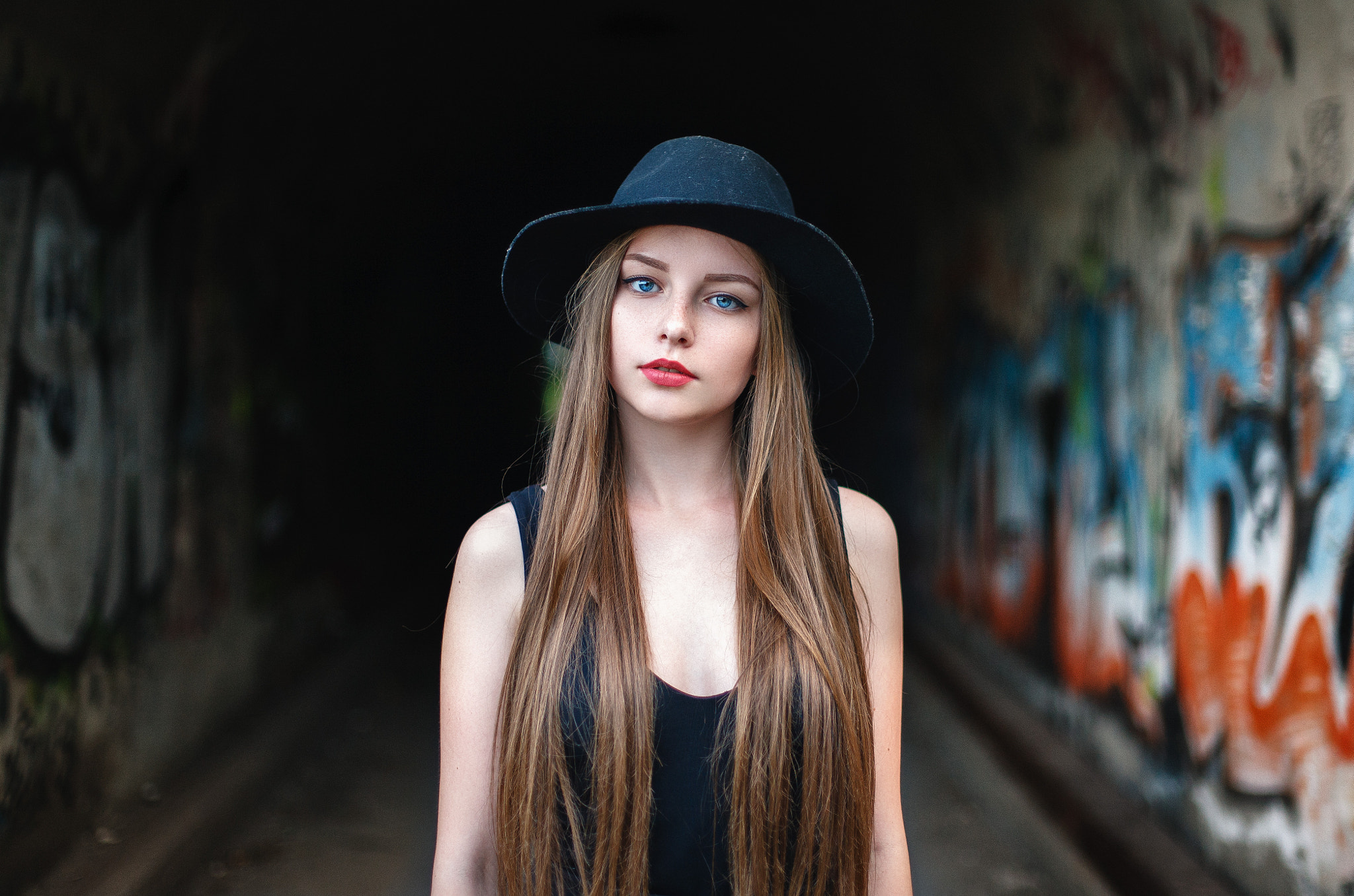 Girl in a hat) by Denis Petrov / 500px