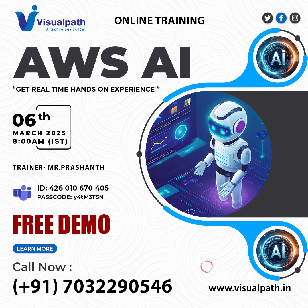 The Best AWS AI Online Training  Free Demo