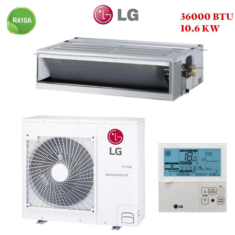 Climatiseur Gainable LG 36000 BTU Inverter 10.6 kW