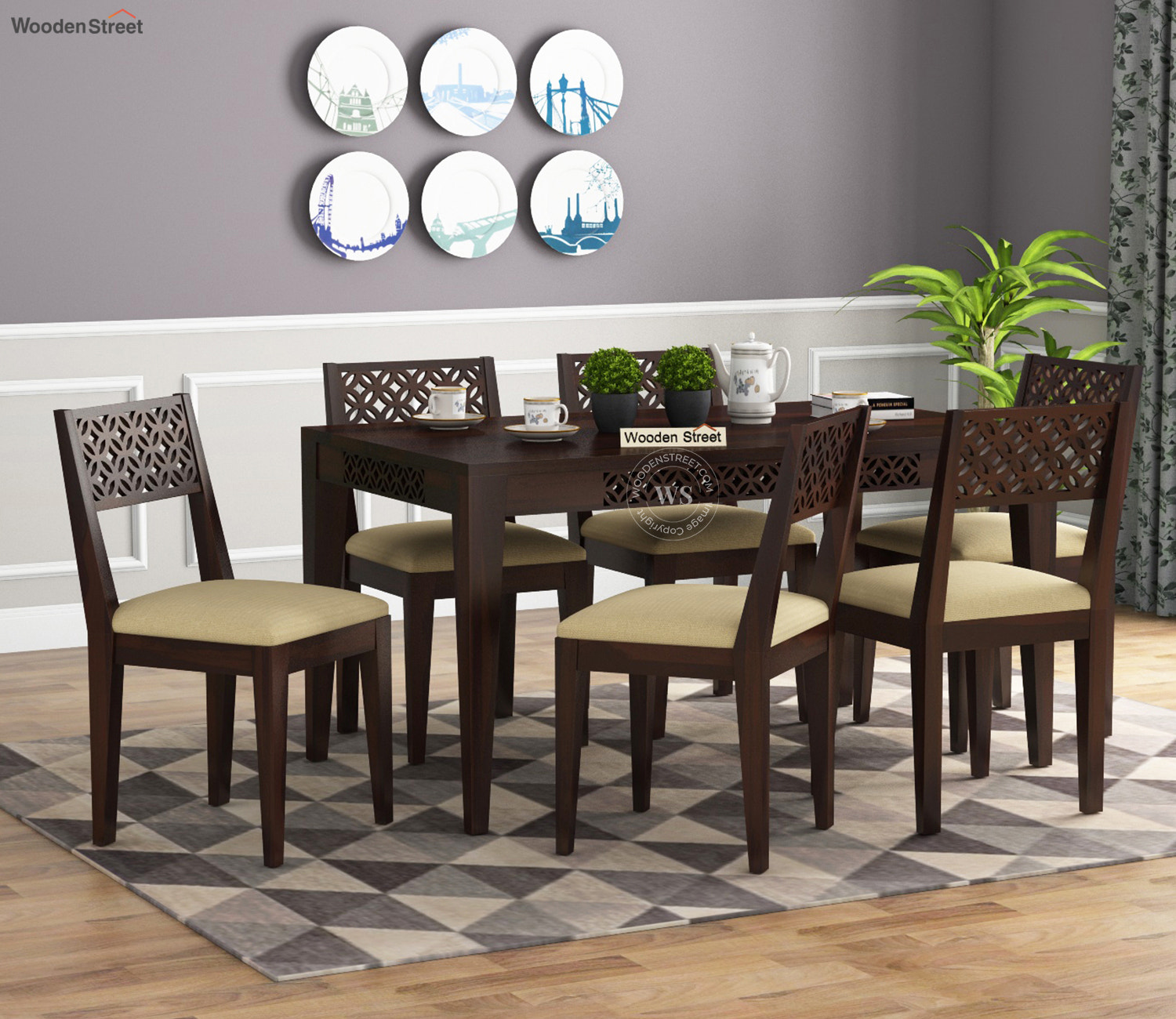 Stylish Cambrey 6 Seater Dining Set – Ideal for Modern Homes