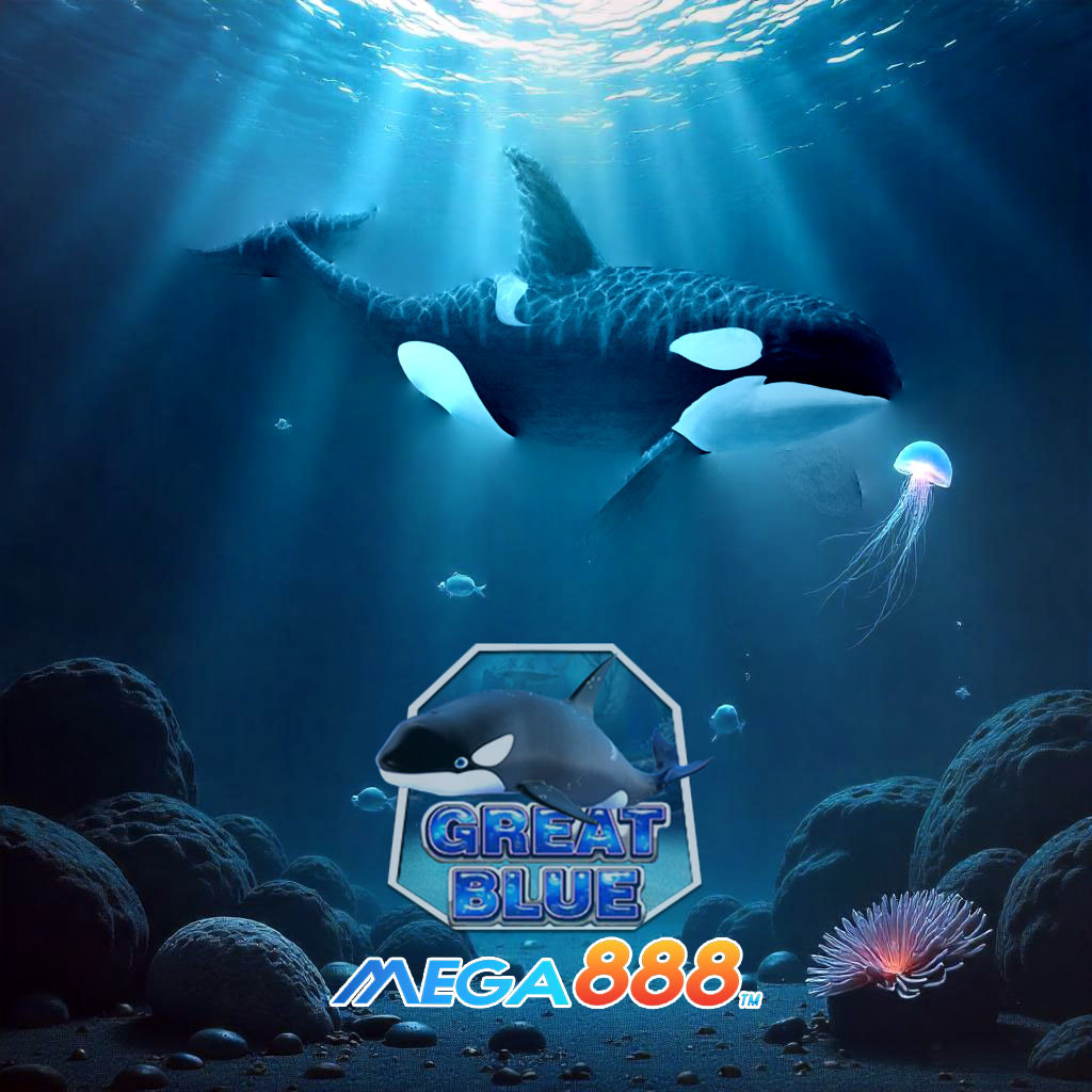 \uD83C\uDFB0【Great Blue Slot】Underwater Treasures Await! MEGA888’s Hottest Slot – High RTP + Free Spins!\uD83D\uDC0B