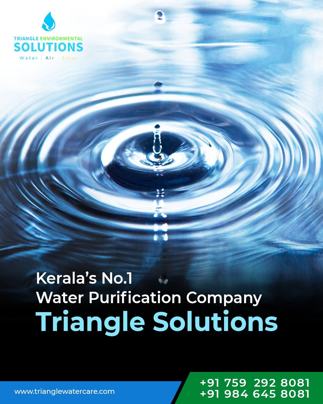 No.1 Water Purification Company in Kerala | Triangle Environmental Solutions